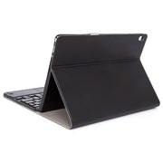 DY-E10 2 in 1 Removable Bluetooth Keyboard + Protective Leather Tablet Case with Touchpad & Holder for Lenovo Tab E10(Black)
