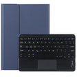 DY-E10 2 in 1 Removable Bluetooth Keyboard + Protective Leather Tablet Case with Touchpad & Holder for Lenovo Tab E10(Blue) - Lenovo Keyboard by PMC TechLife | Online Shopping South Africa | PMC TechLife