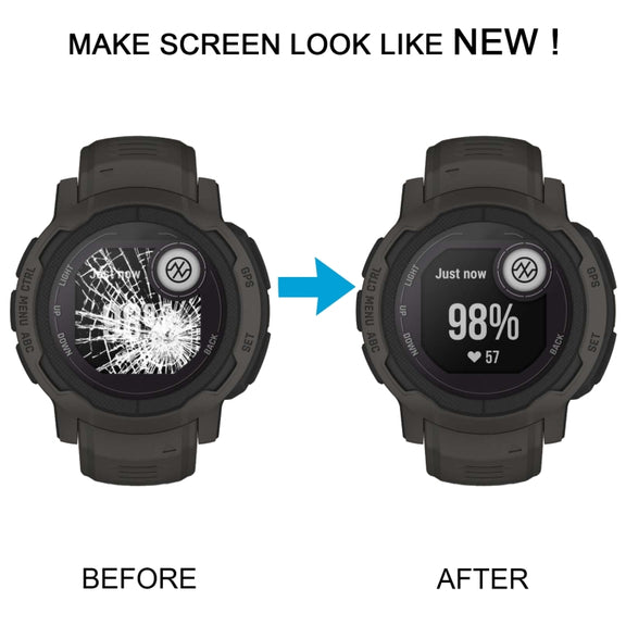 For Garmin Instinct Original LCD Screen with Digitizer Full Assembly(Blue)