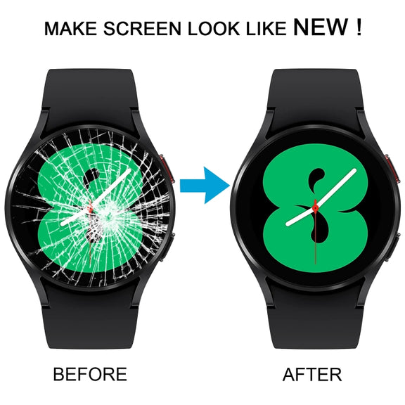 Original LCD Screen Digitizer Full Assembly with Frame for Samsung Galaxy Watch4 40mm SM-R860/R865 (Silver)