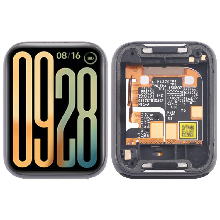 For Xiaomi Smart Band 9 Pro Original LCD Screen with Frame (Black)