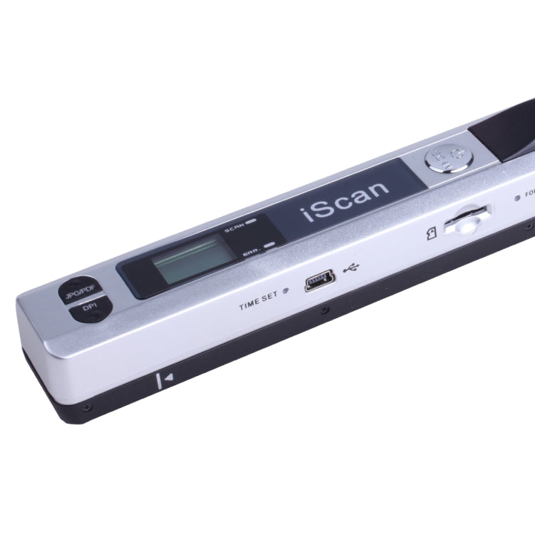 iScan01 Mobile Document Handheld Scanner with LED Display, A4 Contact Image Sensor(Silver)
