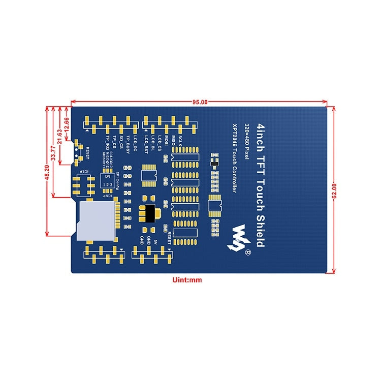 4 inch Touch LCD Shield for Arduino
