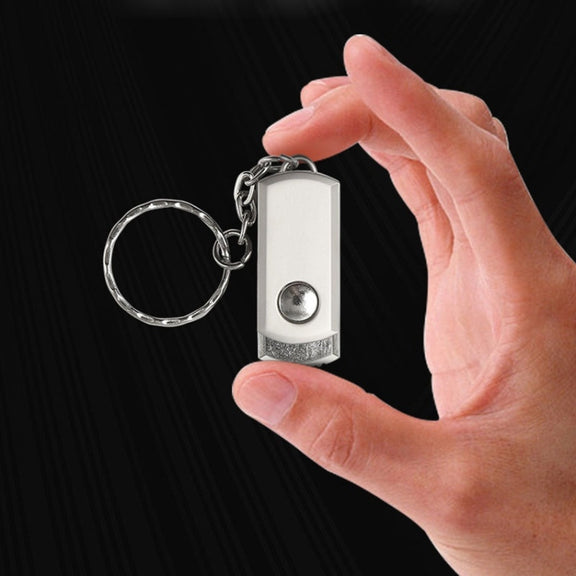 MicroDrive 128GB USB 2.0 Creative Personality Metal U Disk with Keychain (Gold)
