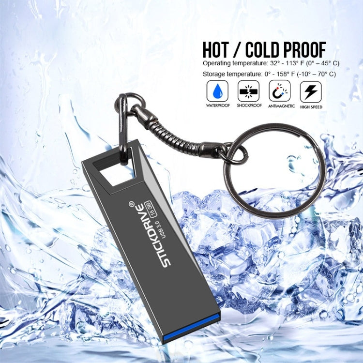 STICKDRIVE 64GB USB 3.0 High Speed Mini Metal U Disk (Black)