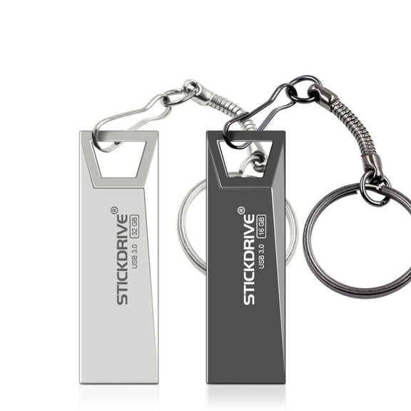 STICKDRIVE 64GB USB 3.0 High Speed Mini Metal U Disk (Silver Grey)