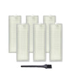 XI267 6 PCS I259 Filter + G101 Small Black Brush for ILIFE A7 A9 - For ILIFE Accessories by PMC TechLife | Online Shopping South Africa | PMC TechLife | Buy Now Pay Later Mobicred