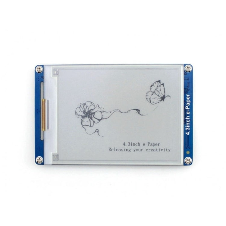 Waveshare 4.3 inch 800x600 Pixel Serial Interface Electronic Paper Display UART Module
