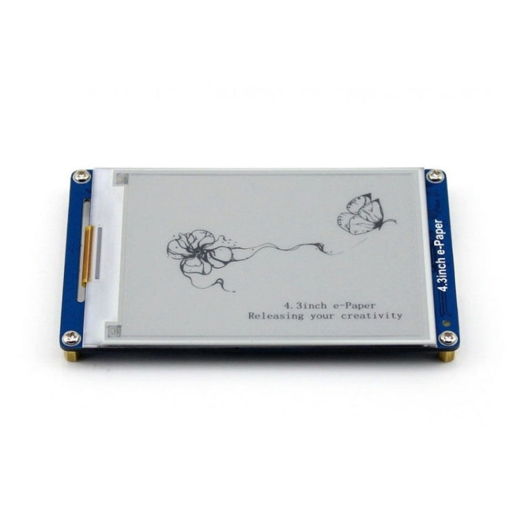 Waveshare 4.3 inch 800x600 Pixel Serial Interface Electronic Paper Display UART Module