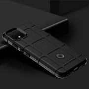 Shockproof Protector Cover Full Coverage Silicone Case for Google Pixel 4 (Black)