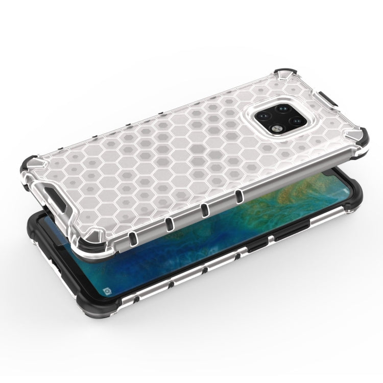 Shockproof Honeycomb PC + TPU Case for Huawei Mate 20 Pro (Black)