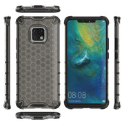 Shockproof Honeycomb PC + TPU Case for Huawei Mate 20 Pro (Black)