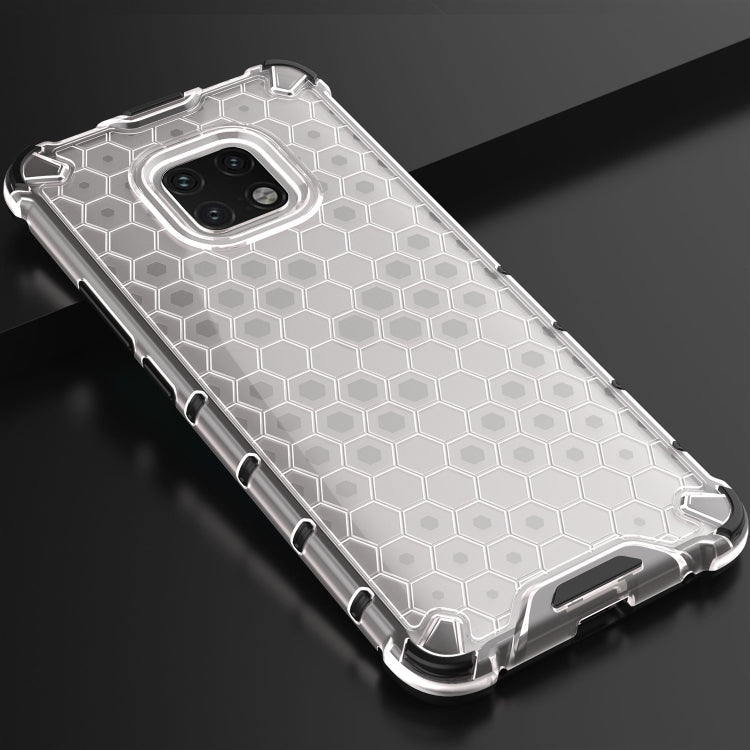 Shockproof Honeycomb PC + TPU Case for Huawei Mate 20 Pro (Transparent)