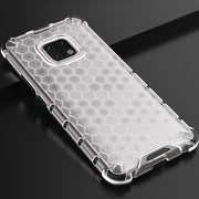 Shockproof Honeycomb PC + TPU Case for Huawei Mate 20 Pro (Transparent)