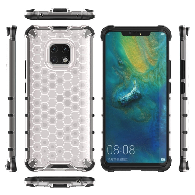 Shockproof Honeycomb PC + TPU Case for Huawei Mate 20 Pro (Transparent)