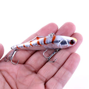 HENGJIA VI026 7cm/24g Full Swimming Layer Plastic Hard Baits Fishing Lures Set Tackle Baits, Bagged (3#)