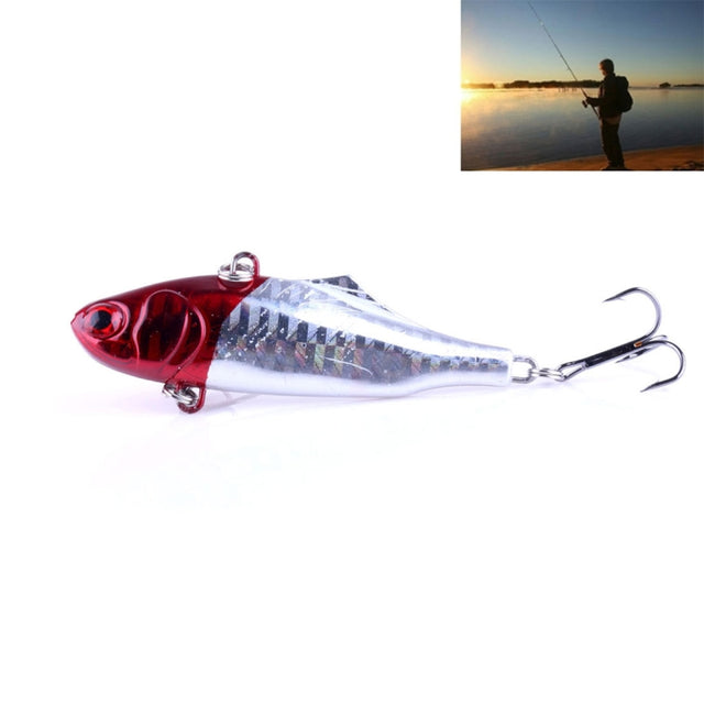 HENGJIA VI026 7cm/24g Full Swimming Layer Plastic Hard Baits Fishing Lures Set Tackle Baits, Bagged (4#)