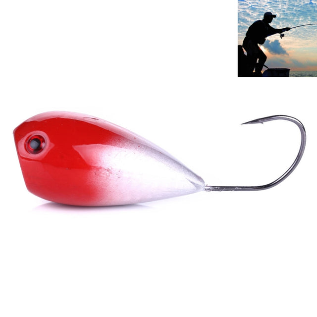 HENGJIA PO036 8cm/13g Big Mouth Single Hook Hitting Water Wave Hard Bait Lure Outdoor Fishing Gear Lure Fishing Bait Fishing Tackle (PO036-5)