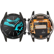 LCD Screen and Digitizer Full Assembly With Frame for Huawei Watch GT 2 46mm(Black)