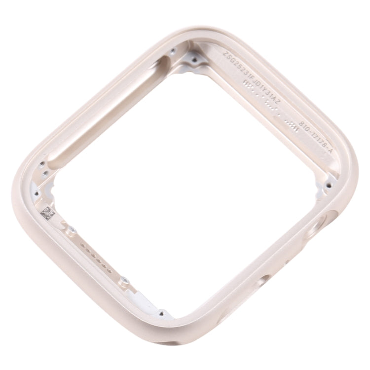 For Apple Watch Series SE 2022 44mm Stainless Steel Middle Frame Bezel Plate (Gold)