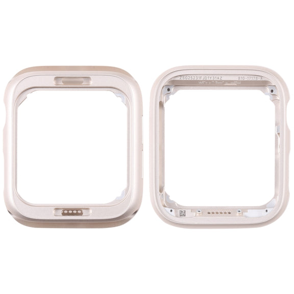 For Apple Watch Series SE 2022 44mm Stainless Steel Middle Frame Bezel Plate (Gold)