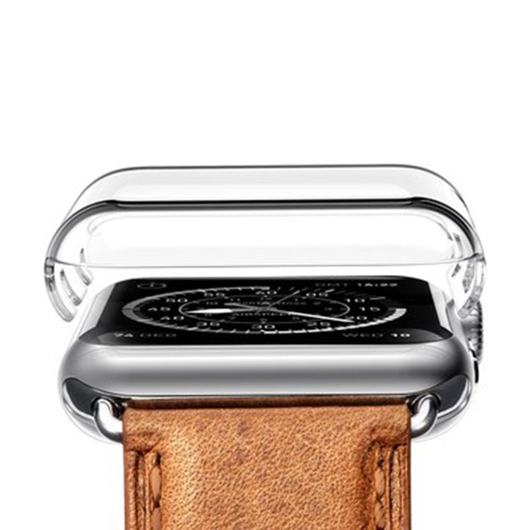 For Apple Watch Series 6 & SE & 5 & 4 40mm Full Coverage PC Case(Transparent)