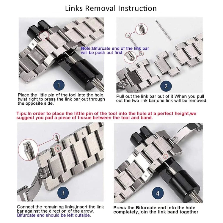 Steel Watchband Remover Dismantling Device + Watchband Package Box