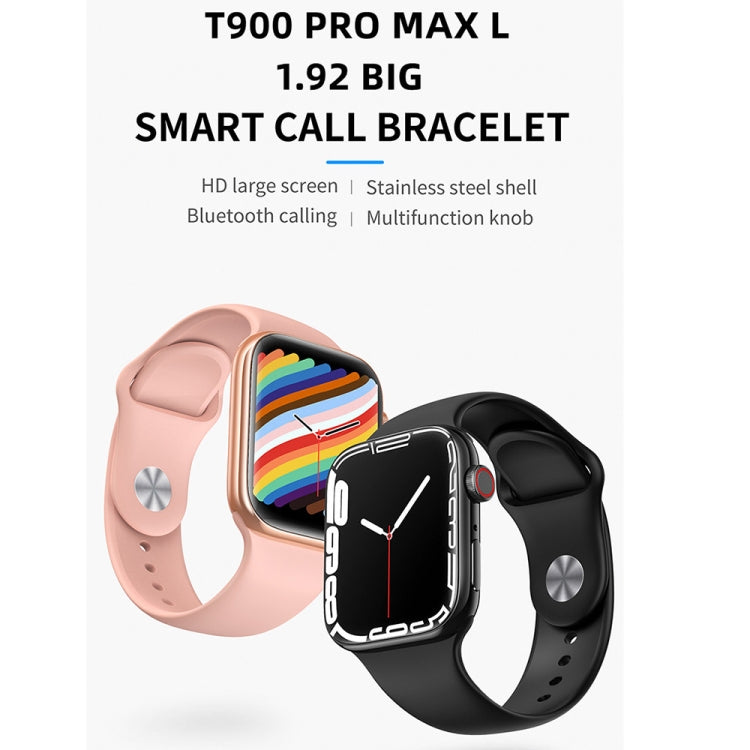 T900 PRO MAX L BIG 1.92 inch Large Screen Water-resistant Smart Watch, Support Heart Rate / Blood Pressure / Oxygen / Multiple Sports Modes (White)