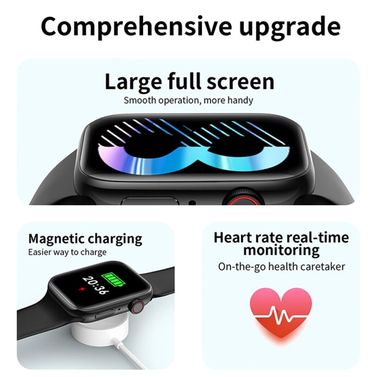 T900 PRO MAX L BIG 1.92 inch Large Screen Water-resistant Smart Watch, Support Heart Rate / Blood Pressure / Oxygen / Multiple Sports Modes (White)