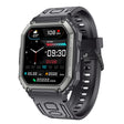 KR06 Waterproof Pedometer Sport Smart Watch, Support Heart Rate / Blood Pressure Monitoring / BT Calling(Black)