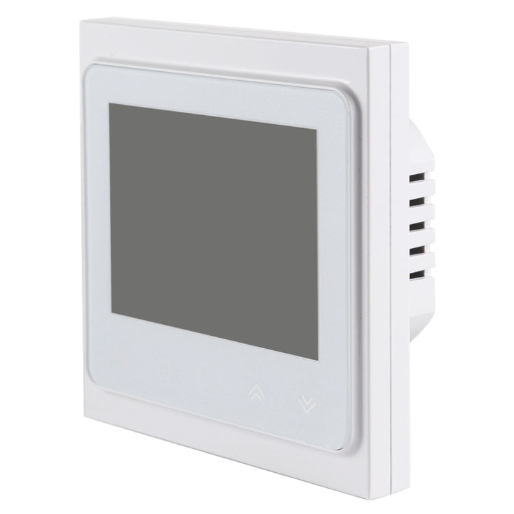 BHT-002GBLW 16A Load Electronic Heating Type LCD Digital Heating Room Thermostat with Sensor & Time Display, WiFi Control(White)