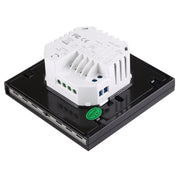 BHT-002GALW 3A Load Water Heating Type LCD Digital Heating Room Thermostat with Time Display, WiFi Control(Black)