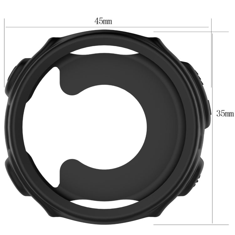 Solid Color Silicone Watch Protective Case for Garmin F235 / F750(White)