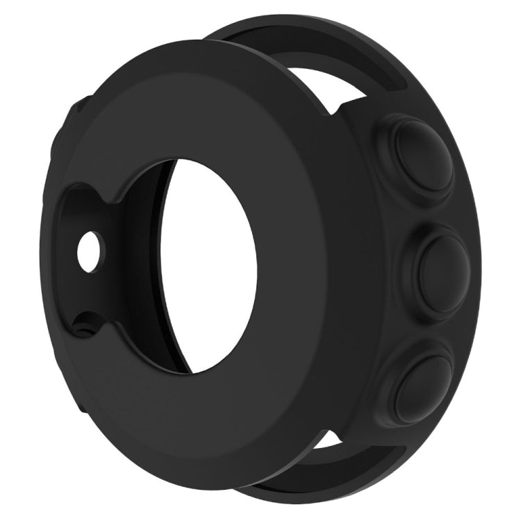 Solid Color Silicone Watch Protective Case for Garmin Fenix 5(Black)