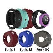 Solid Color Silicone Watch Protective Case for Garmin Fenix 5(Mint Green)