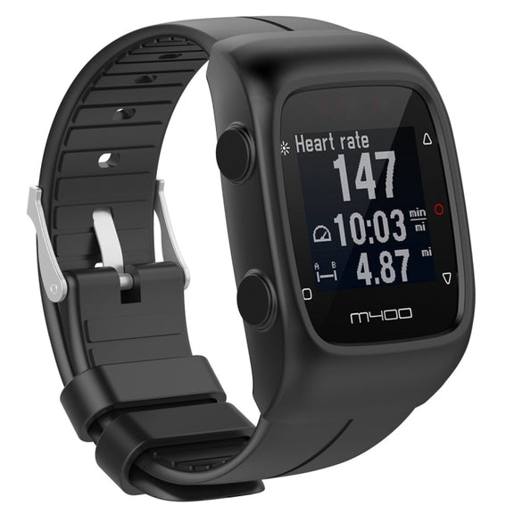 Smart Watch Silicone Protective Case for POLAR M430(Black)