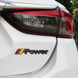Car Germany Flag Style Power Metal Personalized Decorative Stickers, Size: 14x3x0.3cm (Black) - 3D Metal Sticker by PMC TechLife | Online Shopping South Africa | PMC TechLife | Buy Now Pay Later Mobicred
