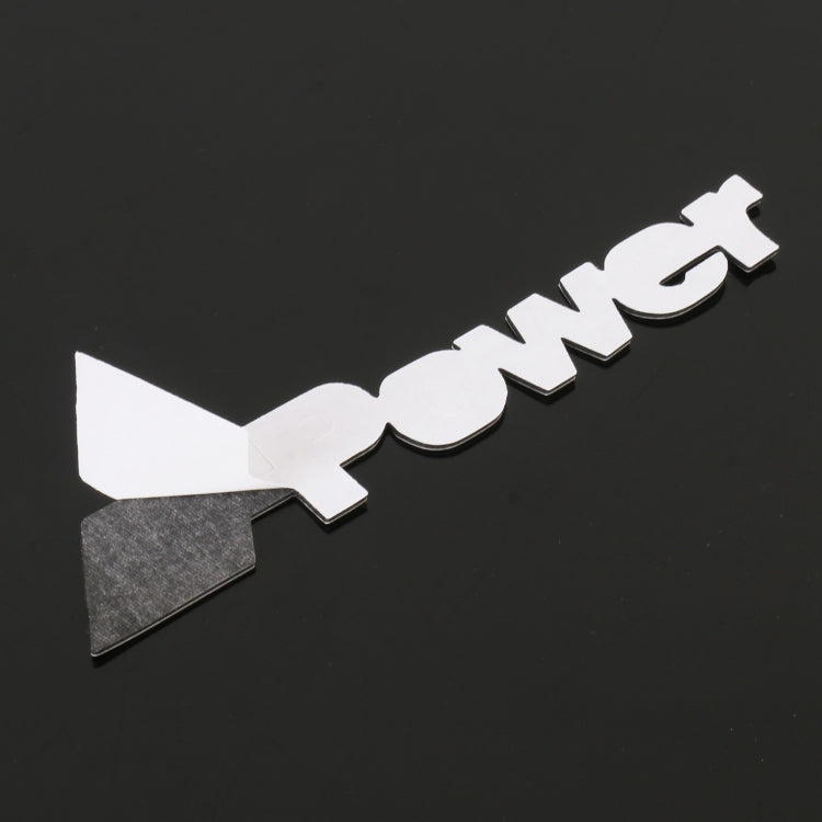 Car Germany Flag Style Power Metal Personalized Decorative Stickers, Size: 14x3x0.3cm (Black)