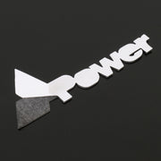 Car Germany Flag Style Power Metal Personalized Decorative Stickers, Size: 14x3x0.3cm (Black)