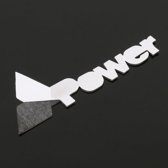Car Germany Flag Style Power Metal Personalized Decorative Stickers, Size: 14x3x0.3cm (Black)