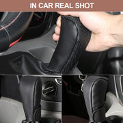 Universal Car PU Leather Gear Shift Knob Protective Cover (Black)