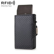 CH0727-1 RFID Carbon Fiber Zipper Multifunctional Card Package(Carbon Fiber Black) - Antimagnetic RFID Package by PMC TechLife | Online Shopping South Africa | PMC TechLife | Buy Now Pay Later Mobicred