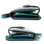 3526 Vintage Oil Wax Texture Large Capacity Long Multi-function Anti-magnetic RFID Wallet Clutch for Ladies (Brown)