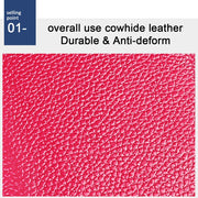 KB196 Top-grain Leather Large Capacity Multi-function 36-Bit Anti-magnetic RFID Organ Card Package Wallet(Coffee)