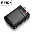KB155 Antimagnetic RFID Zipper Leather Large-capacity Cards Holder Wallet(Black) - Antimagnetic RFID Package by PMC TechLife | Online Shopping South Africa | PMC TechLife | Buy Now Pay Later Mobicred