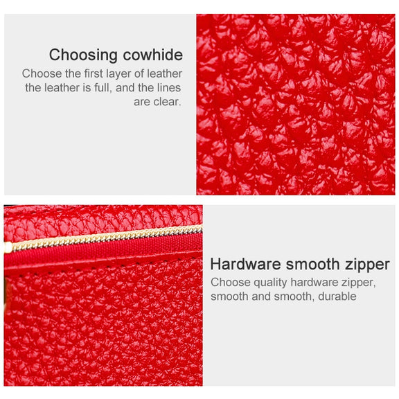 2013 Multifunctional Litchi Texture Women Large Capacity Hand Wallet with Card Slots(Pale Pinkish Grey)