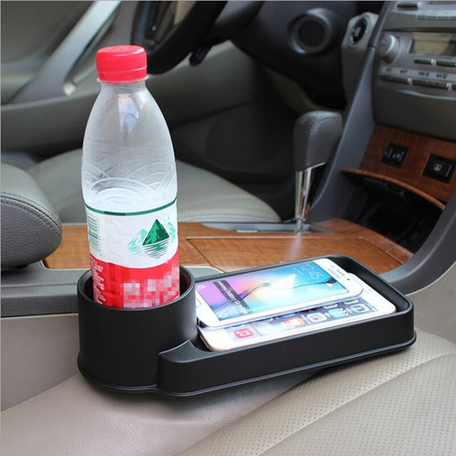 SHUNWEI SD-1511 Portable Vehicle MultifunctionCup Holder Cell Phone Holder, For iPhone, Galaxy, Huawei, Xiaomi, Sony, LG, HTC, Google and other Smartphones(Black)