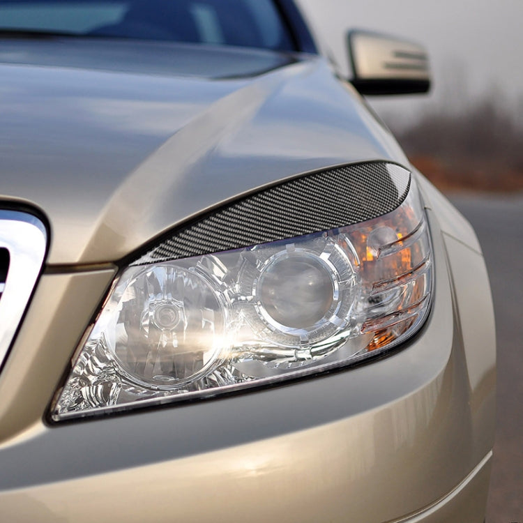 Car Carbon Fiber Light Eyebrow for Mercedes-Benz W204 Pre-Facelift 2008-2011