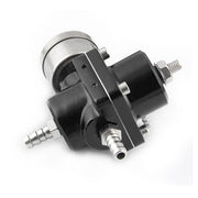 0-140PSI Universal Car Fuel Pressure Regulator with Gauge Adjustable Oil Pressure Regulator