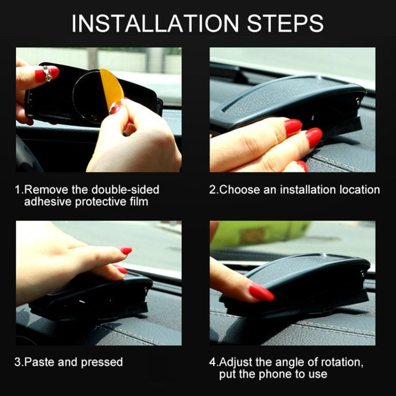 B-15 Stone Pattern Car Mount Phone Holder for 4-6.5 inch Phones